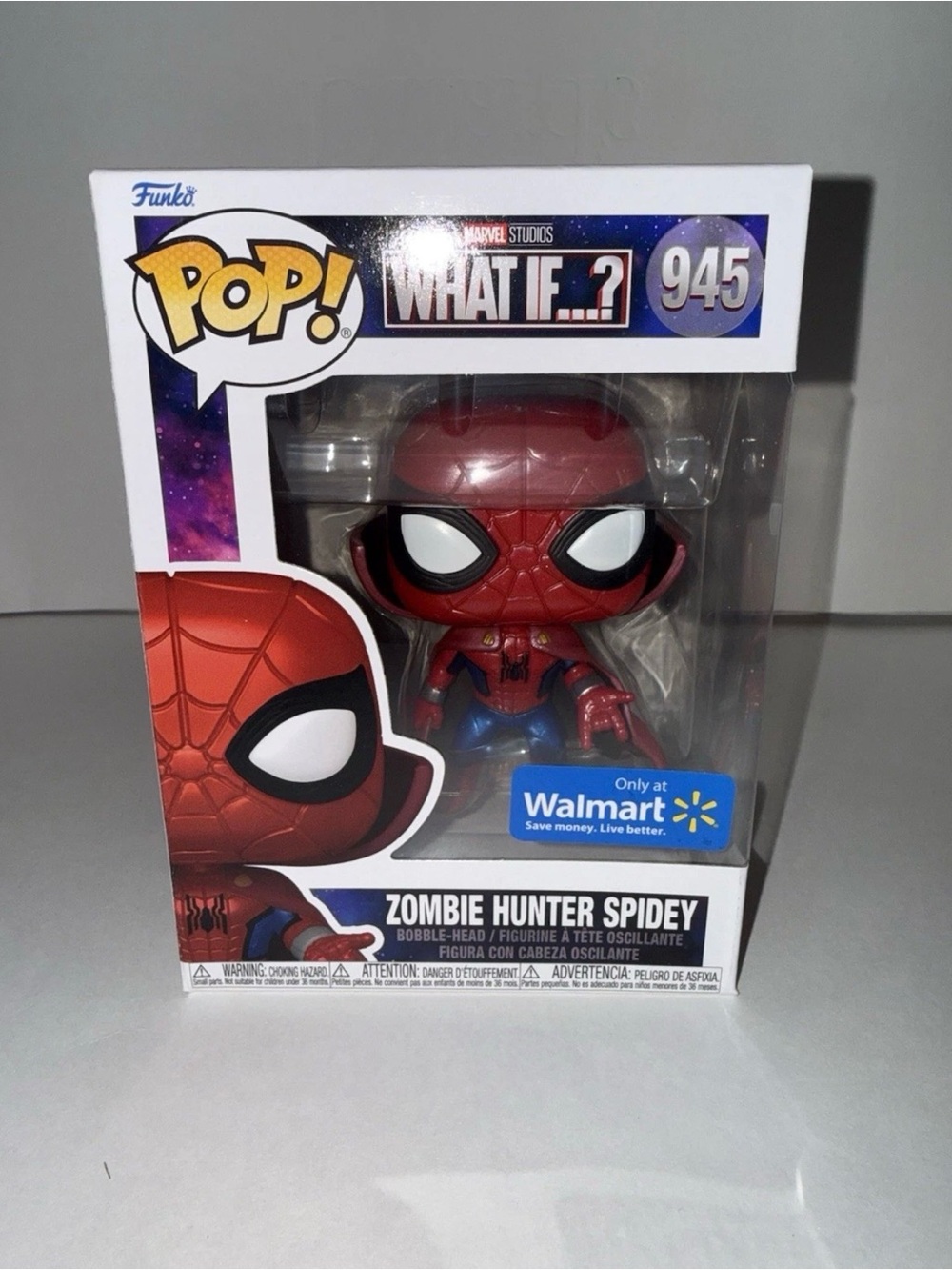 NEW Funko Pop Marvel #945 What If Zombie Hunter Spidey - Walmart Exclusive